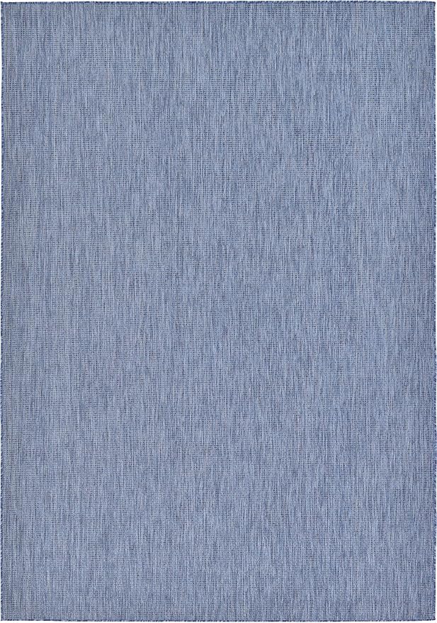 Unique Loom Collection Casual Transitional Solid Heathered Indoor/Outdoor - Image 4