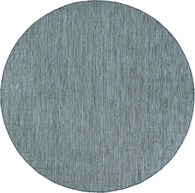 Unique Loom Outdoor Solid Collection Area Rug - Image 2