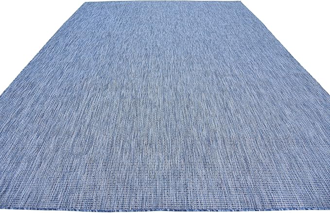 Unique Loom Collection Casual Transitional Solid Heathered Indoor/Outdoor - Image 6
