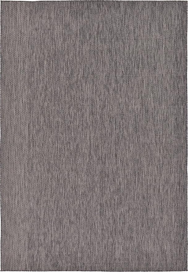 Unique Loom Collection Casual Transitional Solid Heathered Indoor/Outdoor - Image 4