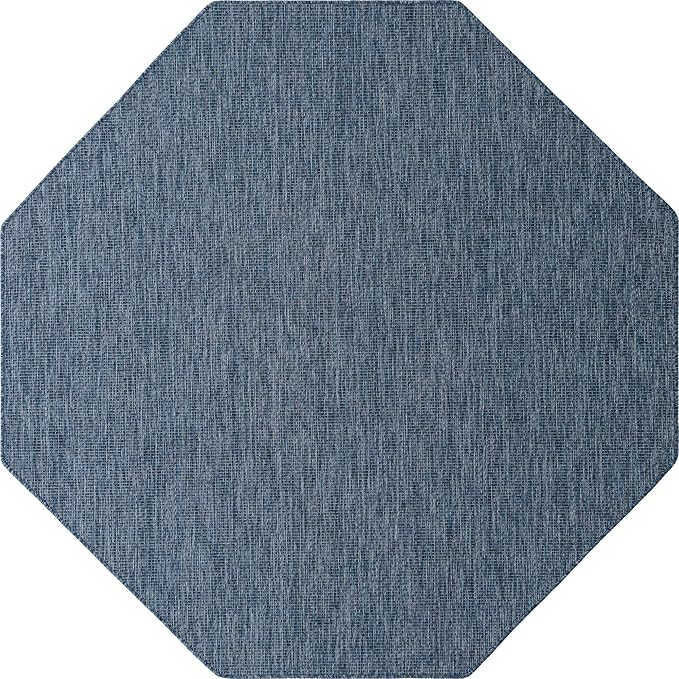 Unique Loom Collection Casual Transitional Solid Heathered Indoor/Outdoor - Image 9