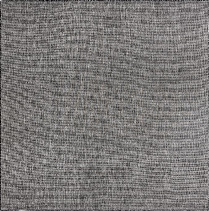 Unique Loom Collection Casual Transitional Solid Heathered Indoor/Outdoor - Image 2