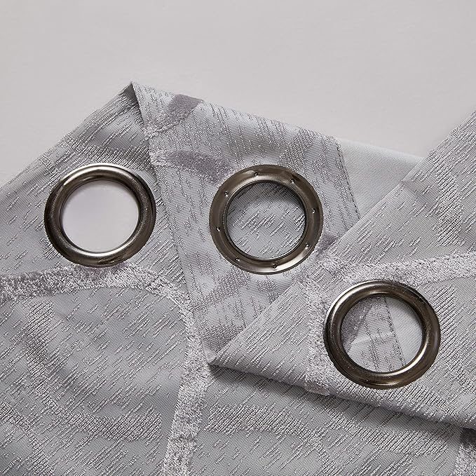 HLC.ME Grey Blackout Curtains for Bedroom - Image 4