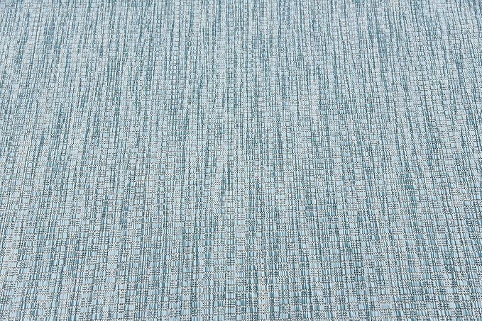 Unique Loom Collection Casual Transitional Solid Heathered Indoor/Outdoor - Image 6