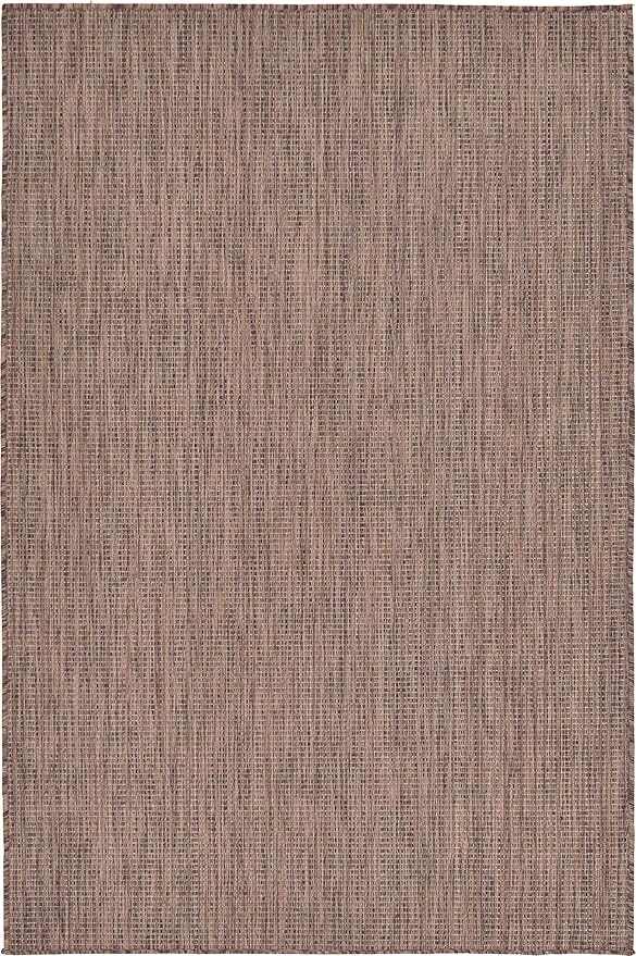 Unique Loom Collection Casual Transitional Solid Heathered Indoor/Outdoor - Image 7