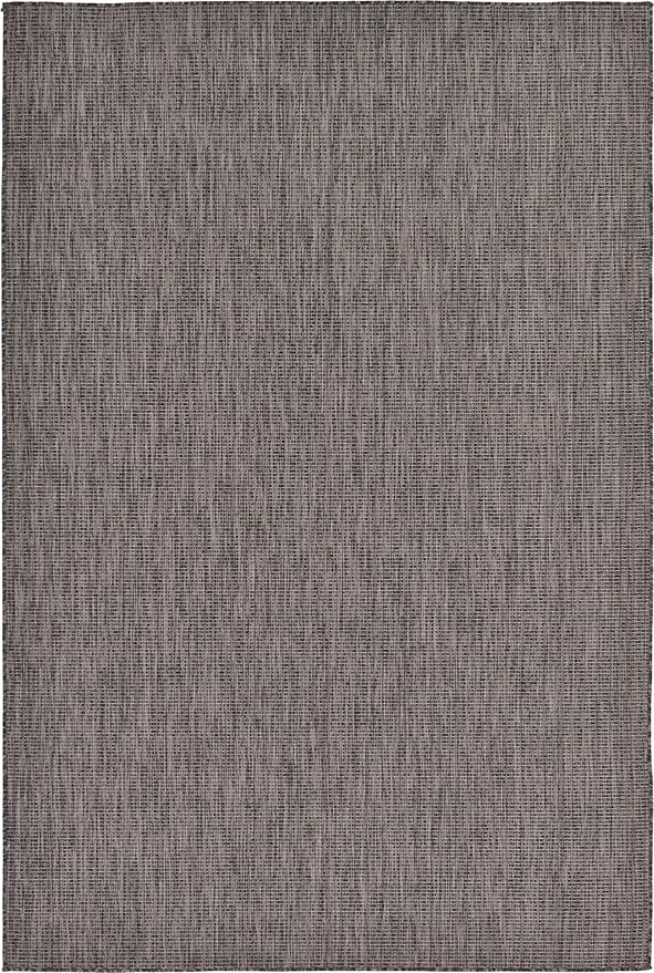 Unique Loom Collection Casual Transitional Solid Heathered Indoor/Outdoor by UniqueLoom