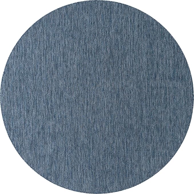 Unique Loom Collection Casual Transitional Solid Heathered Indoor/Outdoor - Image 8