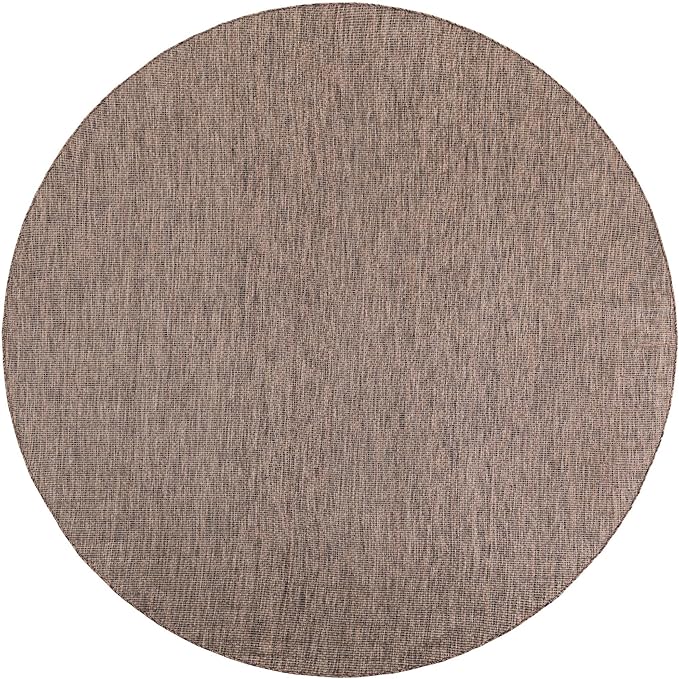 Unique Loom Outdoor Solid Collection Area Rug - Image 3