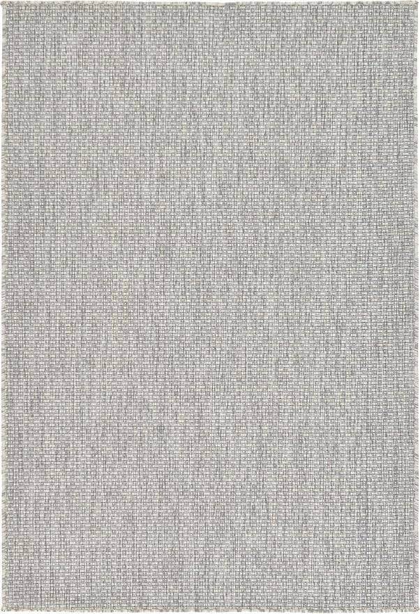 Unique Loom Collection Casual Transitional Solid Heathered Indoor/Outdoor by UniqueLoom