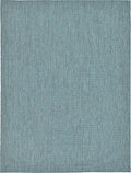 Unique Loom Collection Casual Transitional Solid Heathered Indoor/Outdoor by UniqueLoom