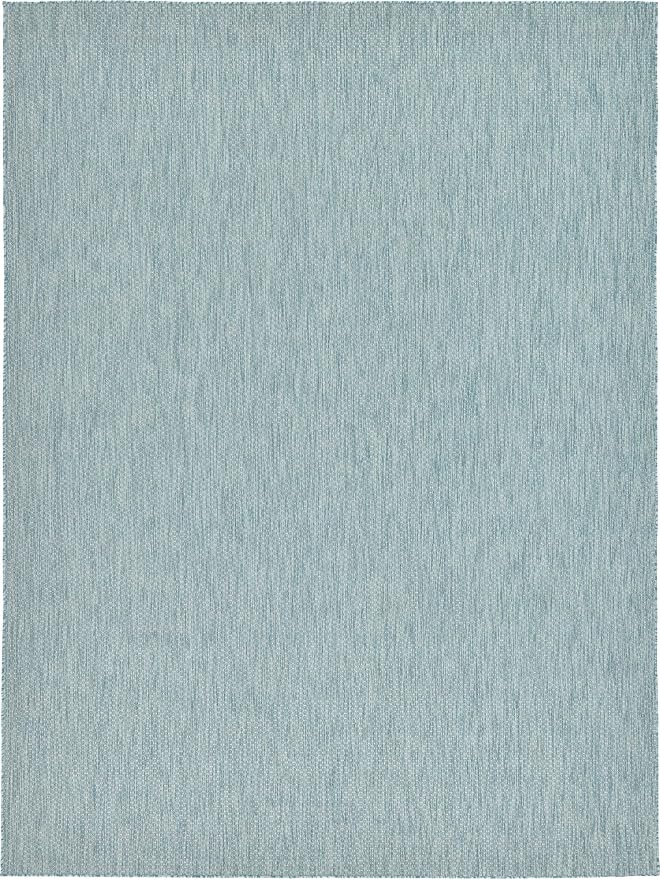 Unique Loom Collection Casual Transitional Solid Heathered Indoor/Outdoor - Image 3