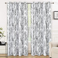DriftAway Tree Branch Blackout Curtains Double Layer 84 Inches Long by DriftAway