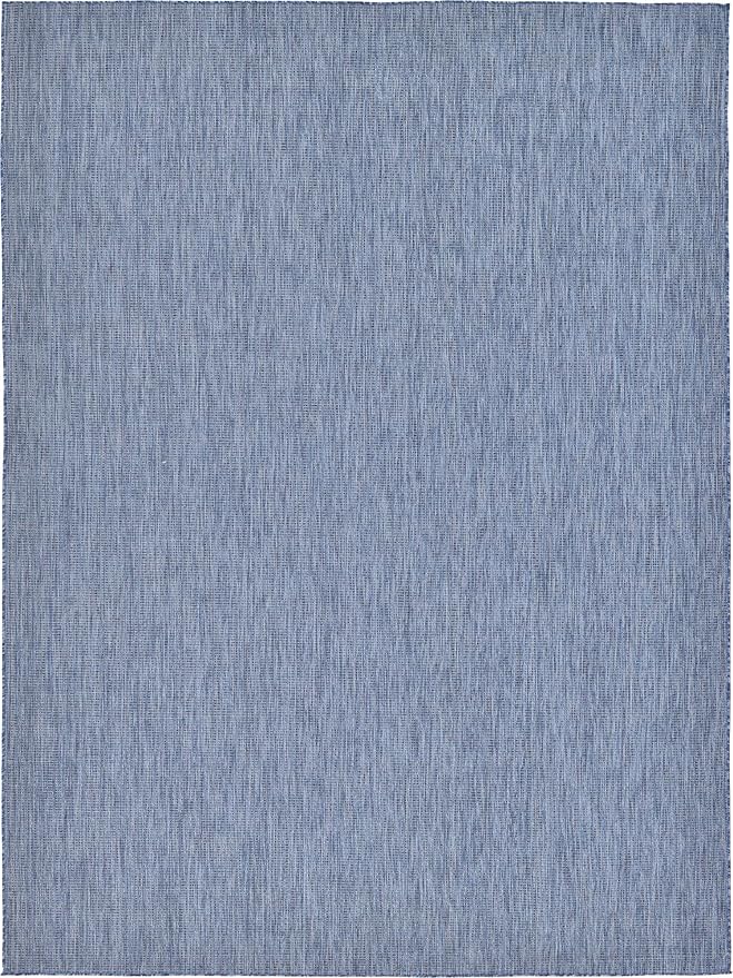 Unique Loom Collection Casual Transitional Solid Heathered Indoor/Outdoor - Image 4