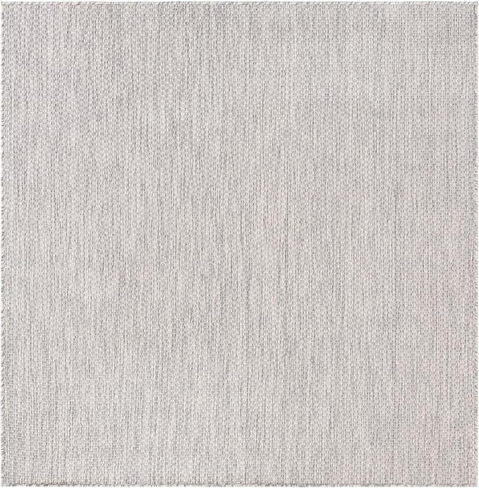 Unique Loom Outdoor Solid Collection Area Rug - Image 3