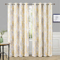 DriftAway Tree Branch Blackout Curtains Double Layer 84 Inches Long by DriftAway