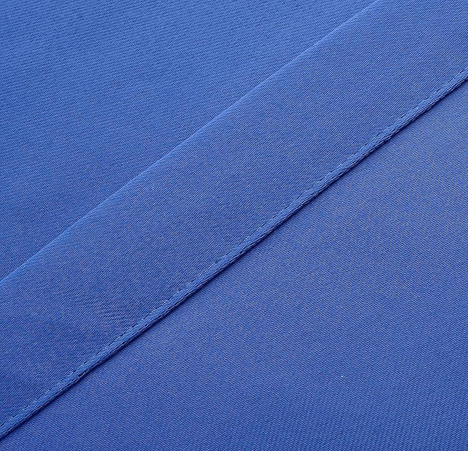 MYSKY HOME Blue Closet Door Curtains 84 Inch Blackout Curtains - Image 6